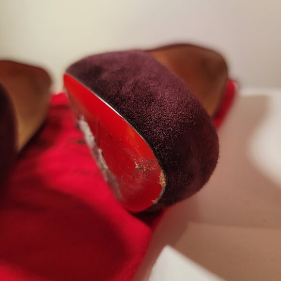 Christian Louboutin purple suede pumps size 40 used from the realreal - Picture 17 of 17